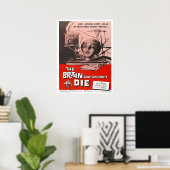 De hersenen die niet zouden sterven poster (Thuiskantoor)