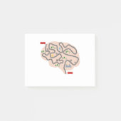 De hersenen van een fietser post-it® notes (Voorkant)