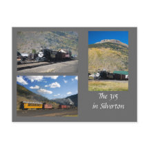 De herstelde D&RG 315 in Silverton