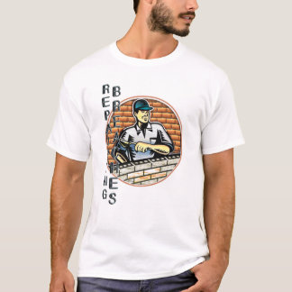 De hersteller van de inbreuk t-shirt