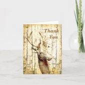 De herten danken u bedankkaart (Voorkant)