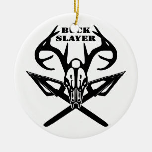 De Herten & de Pijlen van de Moordenaar van de bok Keramisch Ornament