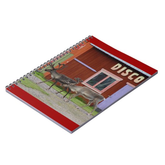 DE HERTEN VAN DE DISCO NOTITIEBOEK (Linkerzijde)