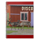 DE HERTEN VAN DE DISCO NOTITIEBOEK (Voorkant)