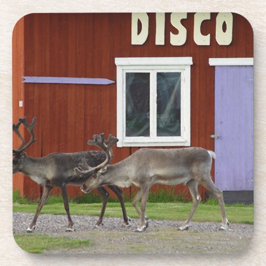 DE HERTEN VAN DE DISCO ONDERZETTER (Voorkant)