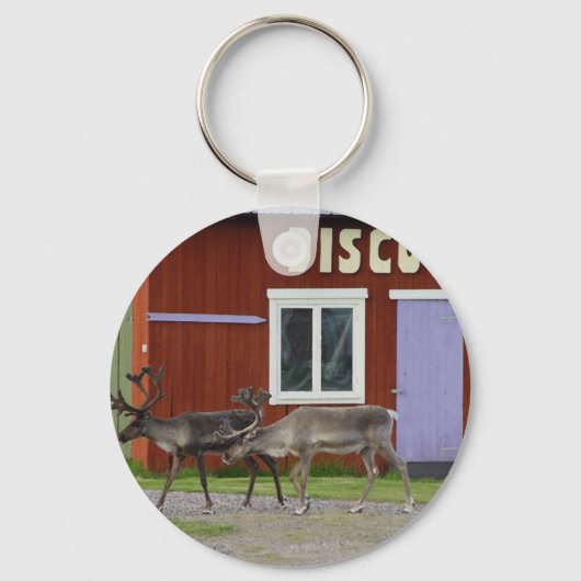 DE HERTEN VAN DE DISCO SLEUTELHANGER (Voorkant)