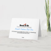 De Herten van het Dal van Kerstmis van Airedale Feestdagen Kaart (Achterkant)