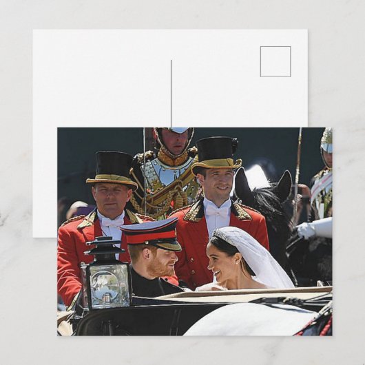De hertog en de hertog van Sussex sluiten dicht Briefkaart (Voorkant / Achterkant)