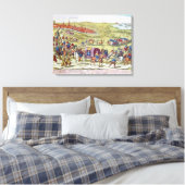 De hertog van Alba, naar Spanje teruggeroepen Canvas Afdruk (Insitu (Slaapkamer))
