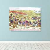 De hertog van Alba, naar Spanje teruggeroepen Canvas Afdruk (Insitu (Houten vloer))
