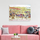 De hertog van Alba, naar Spanje teruggeroepen Canvas Afdruk (Insitu (Woonkamer))