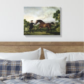 De hertog van de baai van Ancaster "Blank" Canvas Afdruk (Insitu (Slaapkamer))