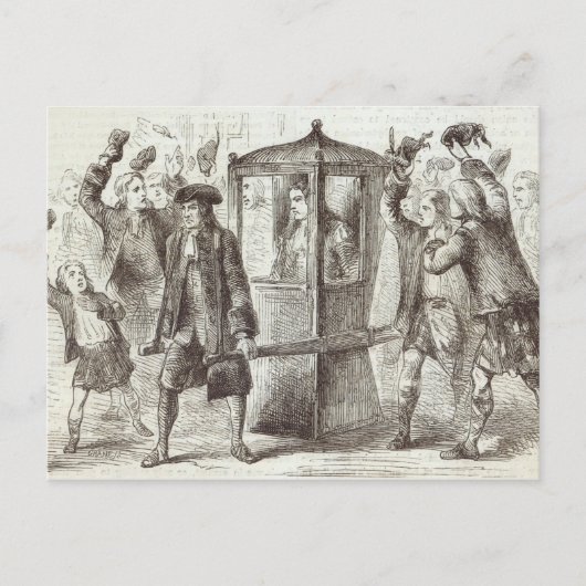 De hertog van Hamilton Briefkaart (Voorkant)