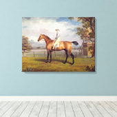 De hertog van Hamilton's Disguise met Jockey Up Canvas Afdruk (Insitu (Houten vloer))