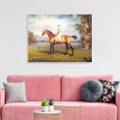 De hertog van Hamilton's Disguise met Jockey Up Canvas Afdruk (Insitu (Woonkamer))