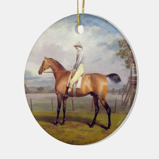 De hertog van Hamilton's Disguise met Jockey Up Keramisch Ornament (Links)