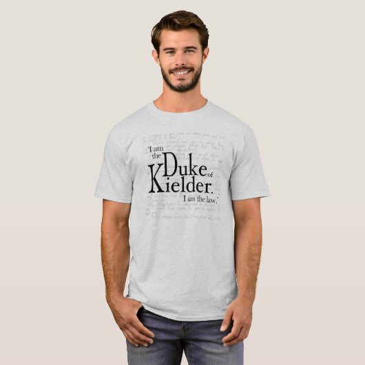 De hertog van Kielder mannen T-shirt (Voorkant volledig)