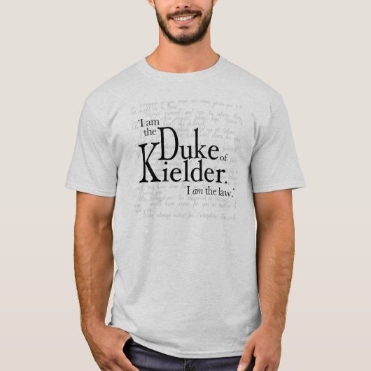 De hertog van Kielder mannen T-shirt (Voorkant)