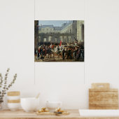 De hertog van Orleans verlaat het Paleis-Royal Poster (Keuken)