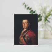 De hertog van Wellington 1812-14 Briefkaart (Staand voorkant)