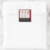 De hertog van Wellington's gevechtsorders Vierkante Sticker (Tas)