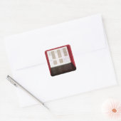 De hertog van Wellington's gevechtsorders Vierkante Sticker (Envelop)