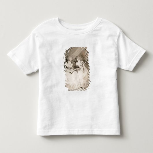 De hertogin van Devonshire en haar zuster, de Coun Kinder Shirts (Voorkant)