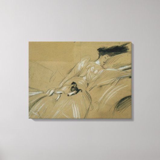 De hertogin van Marlborough Canvas Afdruk (Voorkant)