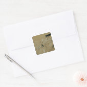 De hertogin van Marlborough Vierkante Sticker (Envelop)