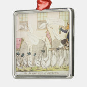 De herverkiezing van Reynard of Fox Metalen Ornament (Links)