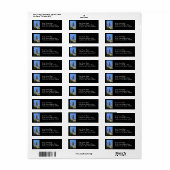 De het adresetiketten van het Adres van de Terugke Etiket (Full Sheet)