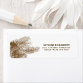 De het adresetiketten van het Adres van de Terugke Etiket (Insitu)