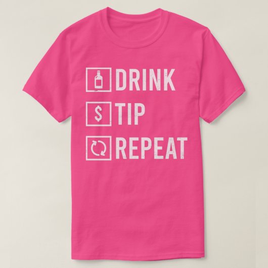 De het blokkeren Drink van het Shirt Uiteinde herh (Design voorkant)