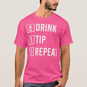 De het blokkeren Drink van het Shirt Uiteinde herh