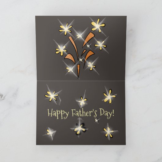 De het grappige Puppy & Volwassene van Vaderdag Kaart (Binnen)