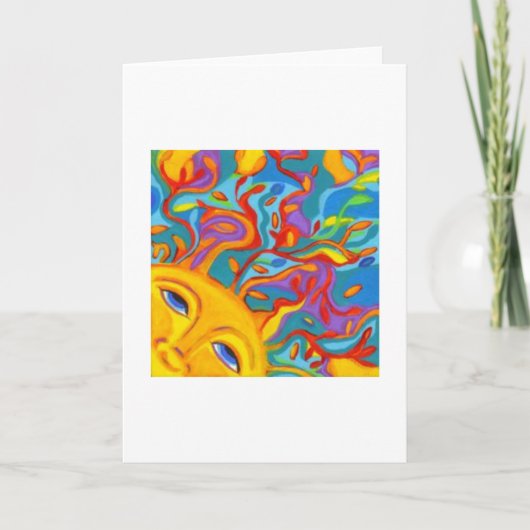 De het Groeien Zon Kaart (Voorkant)