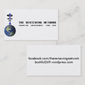 De het Herzienen Visitekaartjes van het Netwerk (Voorkant / Achterkant)