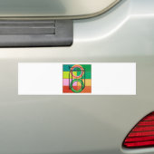 De Het Letter - Hebreeuws alfabet Bumpersticker (Op auto)