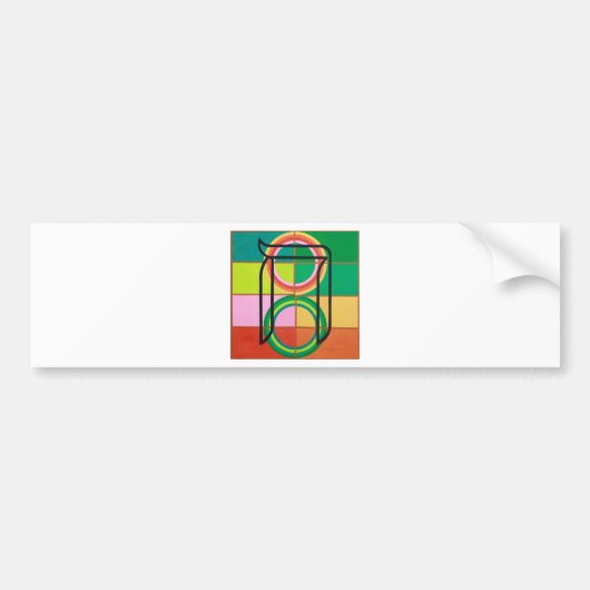 De Het Letter - Hebreeuws alfabet Bumpersticker (Voorkant)