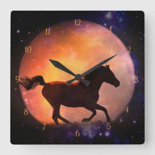 De het mooie Paard van de Fantasie en Klok van de