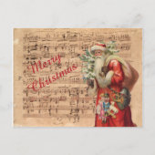 De het nostalgische Speelgoed en boom van de Feestdagenkaart (Voorkant)