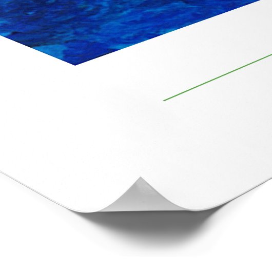 De het ontvlammen Zeemeermin - de Gerelateerde Ver Poster (Hoek)