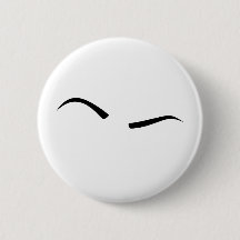 De het opgeheven Kenteken/Button van de Wenkbrauw