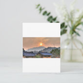 De het Plaatsen Zon in Azië Briefkaart (Staand voorkant)