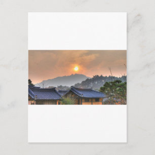 De het Plaatsen Zon in Azië Briefkaart