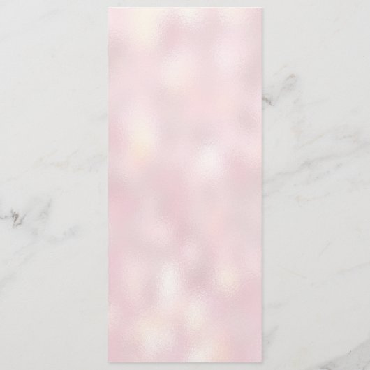 De het roze gouden geometrische Menu van het (Achterkant)