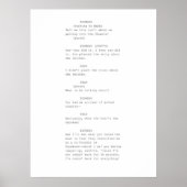 De het schermscène van het Sociale Netwerk Poster (Voorkant)