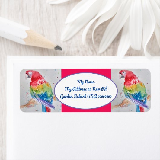 De het Schilderen van de Waterverf van de Terugkee Etiket (Insitu)