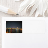 De het terugkeeradresetiketten van de Veldlijn van Etiket (Insitu)