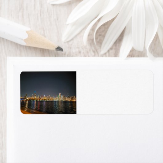 De het terugkeeradresetiketten van de Veldlijn van Etiket (Insitu)